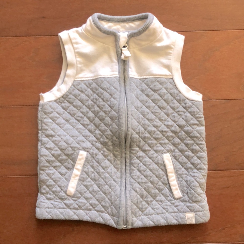 NWOT Burt’s Bees Organic Cotton Sleeveless Vest Zipper